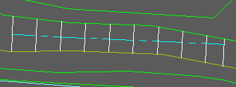 Between two 3D Polylines on each sdie - the 2D Polyline is cyan, 3D Polylines in green and yellow, offsets in white (for illustration only)