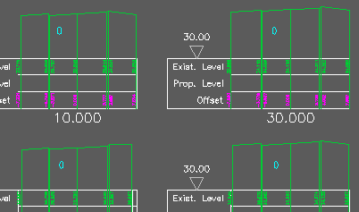 The PIPE blocks have been added to the cross sections (the block must exist within the search path)