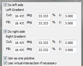 Settings for typical use