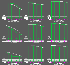 Existing ground in green, design in white