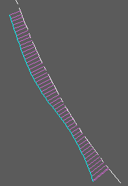 3D Polyline in cyan with offsets in magenta for illustration only (they do not need to stay in the drawing)