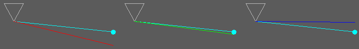 From the Master String to the 3D Polyline in cyan