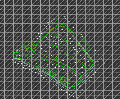 Site is in the middle of the larger landscape model.