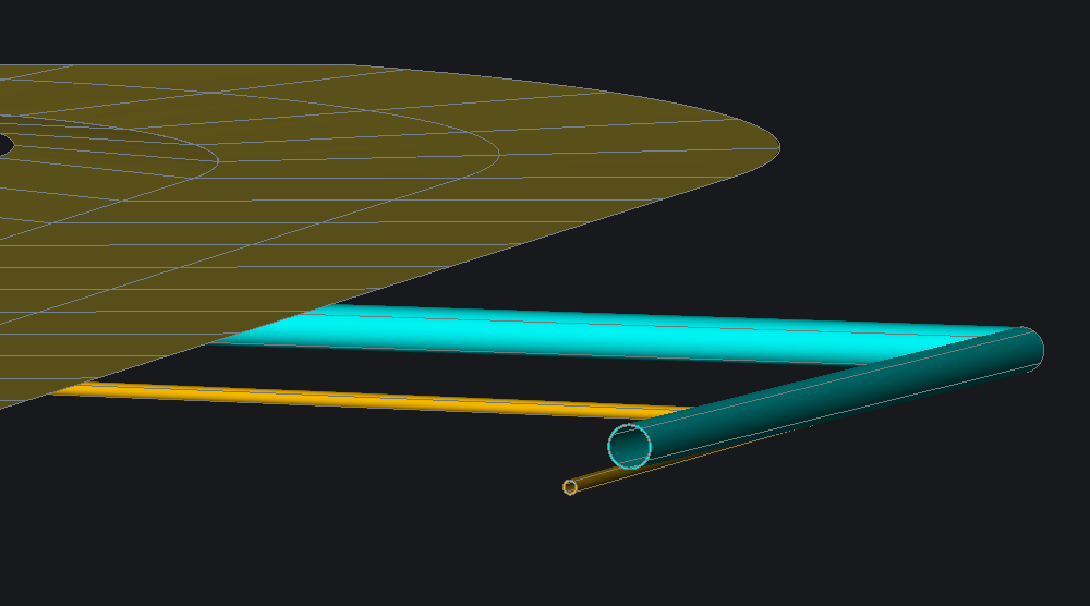 Showing drainage and faul water pipes in relation to a finished road surface